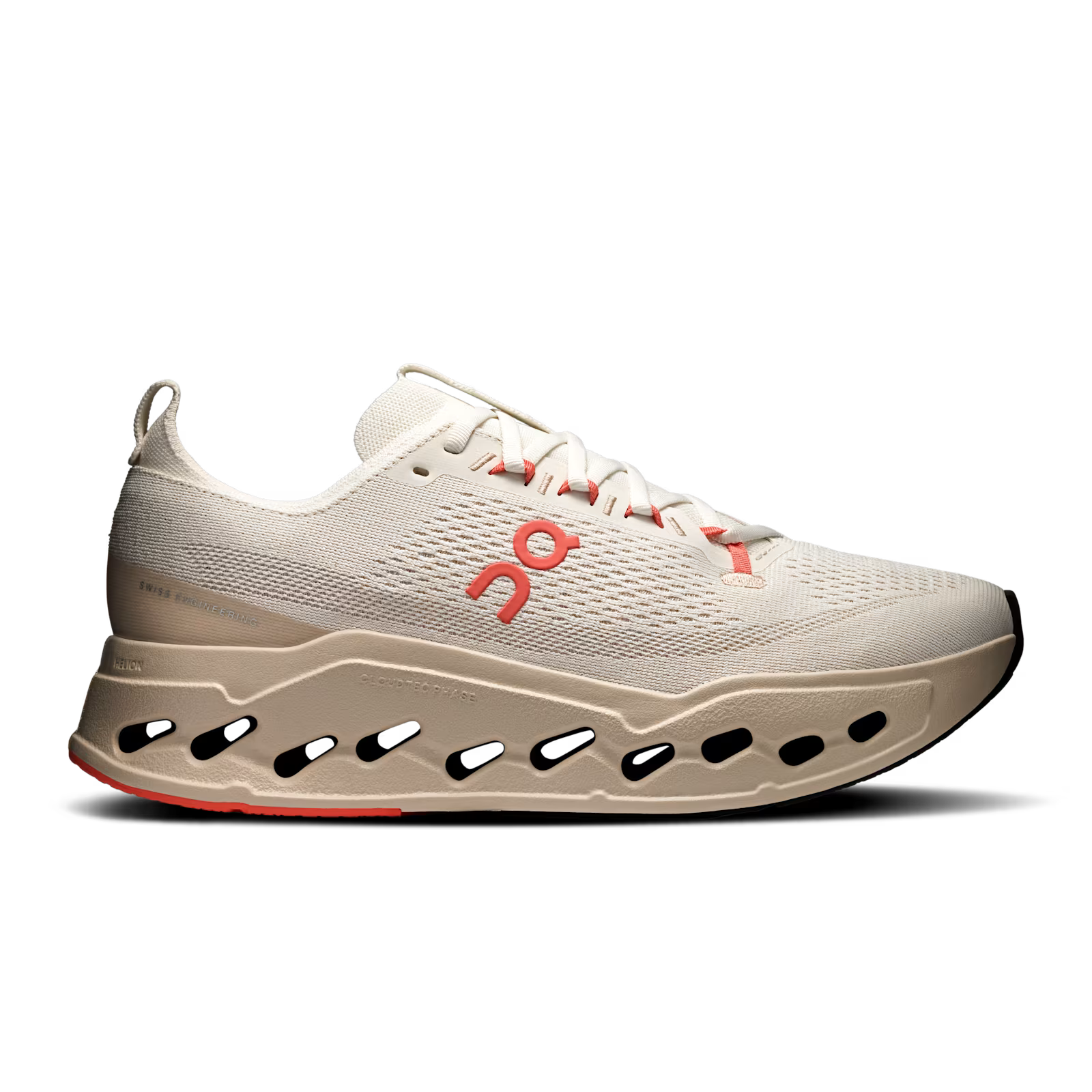 On Cloudsurfer Max - Men's - Ivory | Salmon