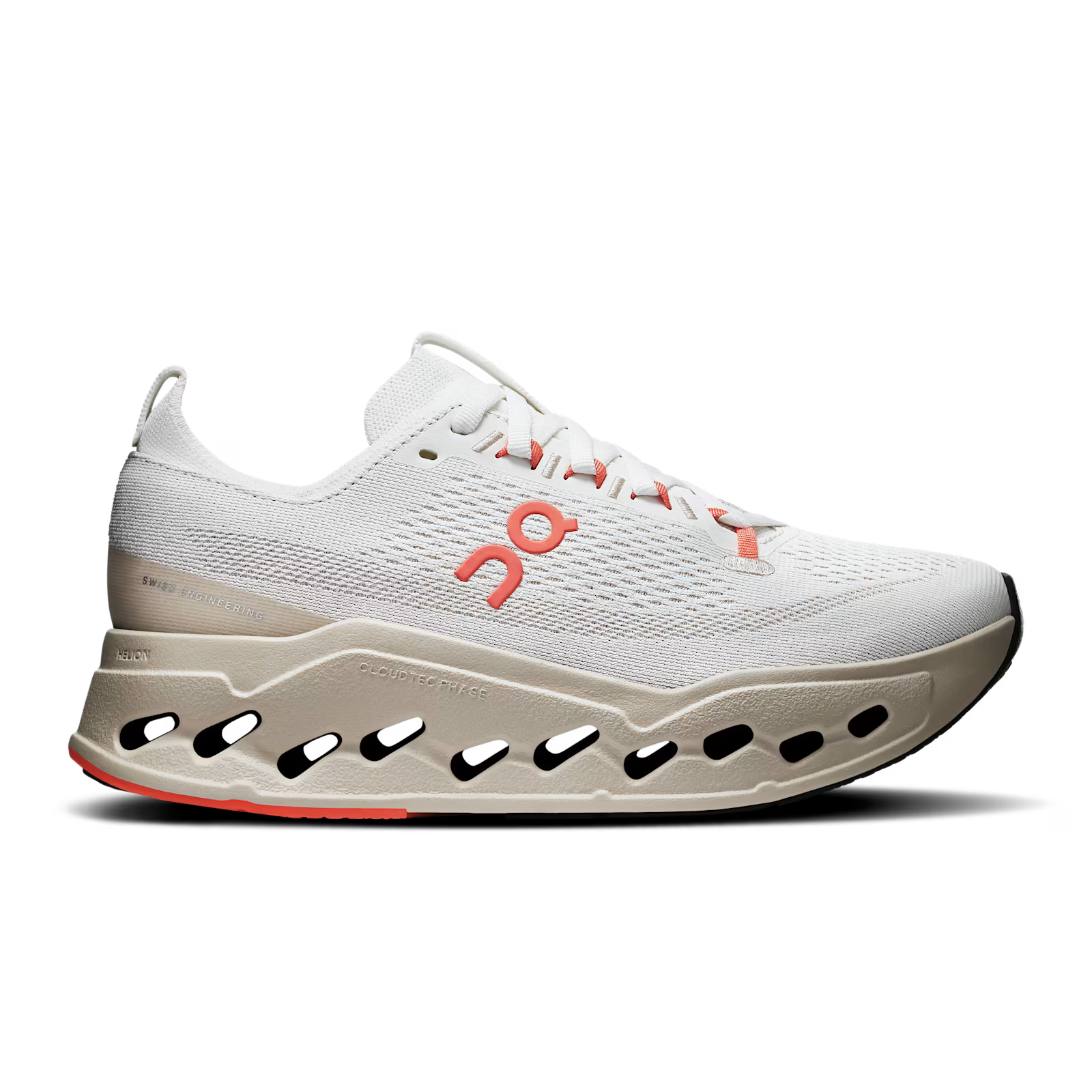 On Cloudsurfer Max - Women's - Ivory | Salmon